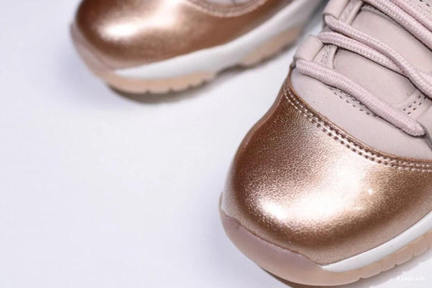 retro ah7860- WellDesigned 1767 jordan air 11 gold" "rose wmns 0607